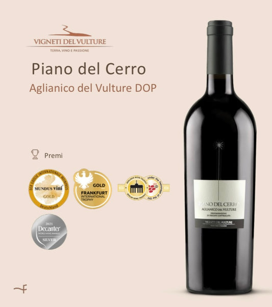 PIANO DEL CERRO AGLIANICO DEL VULTURE VIGNETI DEL VULTURE