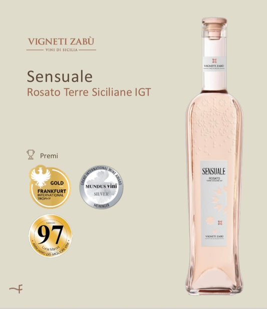 SENSUALE ROSATO TERRE SICILIANE VIGNETI ZABU