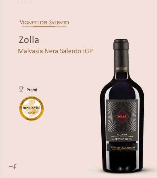 ZOLLA MALVASIA NERA SALENTO VIGNETI DEL SALENTO